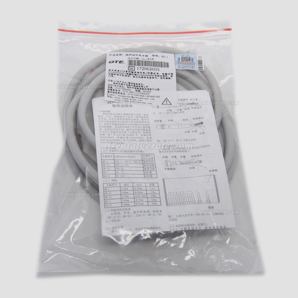 Woodpecker&reg; DTE HD-1 Ultraschall-Scaler Handst&uuml;ck Satelec Kompatibel